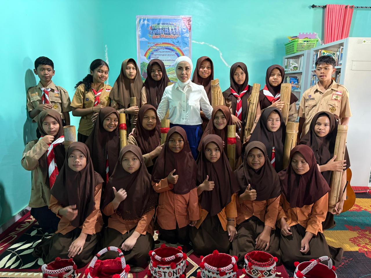 Jinggel Glari Pelangi Meriahkan Desa Sugi, Hadirkan Keceriaan dan Kebersamaan Anak-anak