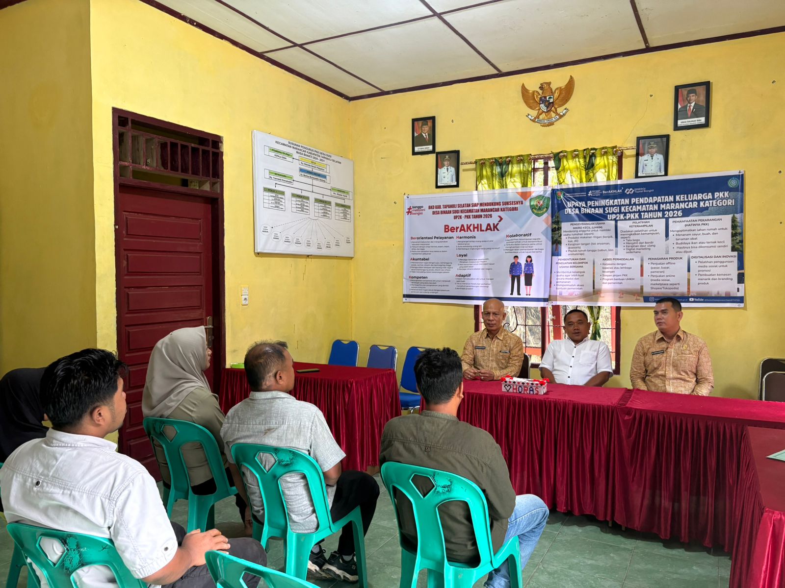 Pembinaan BKD kepada perangkat Desa Sugi