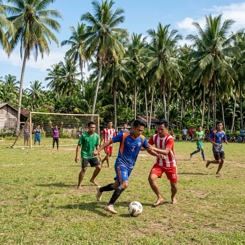 Karang Taruna Desa Sugi Gelar Turnamen Sepak Bola Persahabatan Antar Dusun